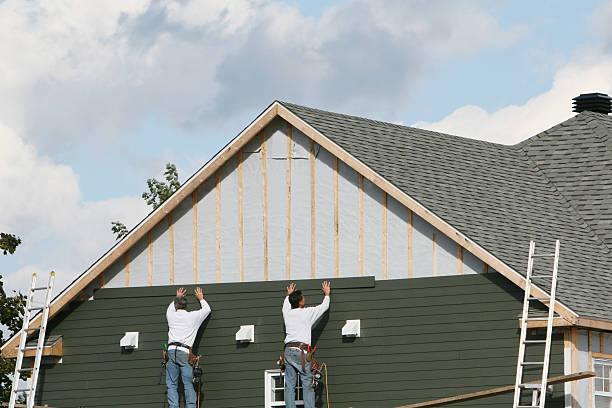 Professional Siding Replacement technician working in Westwood, NJ